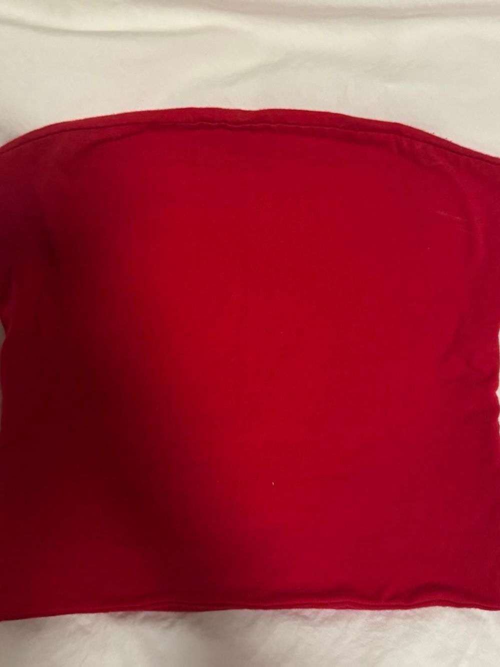 Brandy Melville Red Strapless Tube Top